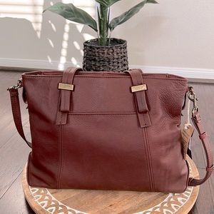 American leather co. Ziptop tote. Cordovan smooth